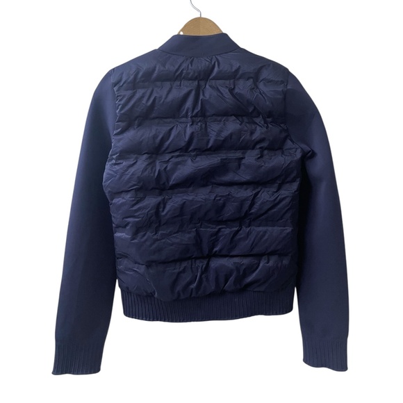 LULULEMON Women's 2 Down & Around Bomber Reversible Jacket Navy 800 Fill Down - Picture 4 of 15